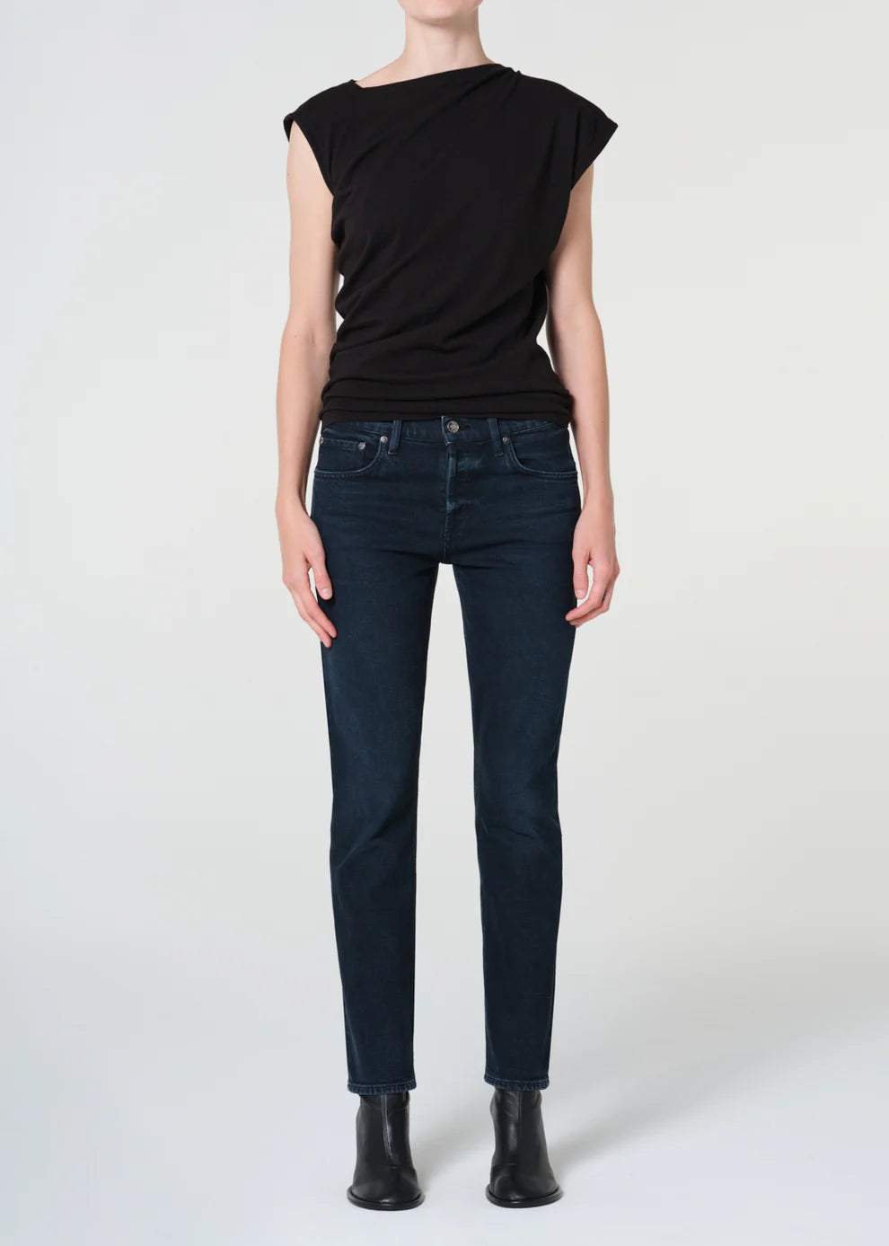 AGOLDE Denim Cocktail Ankle Jean, Substitute Soho-Boutique