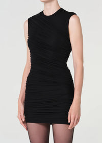 AGOLDE Dress Ester Twist Dress, Black Soho-Boutique