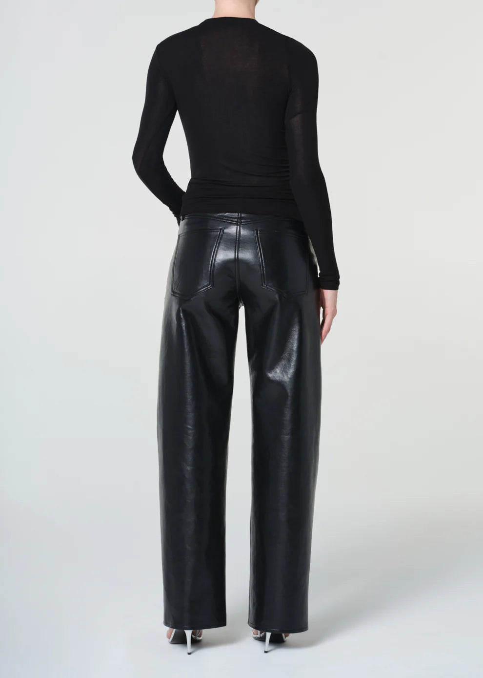 AGOLDE Pant Arc Leather Jean, Detox Soho-Boutique
