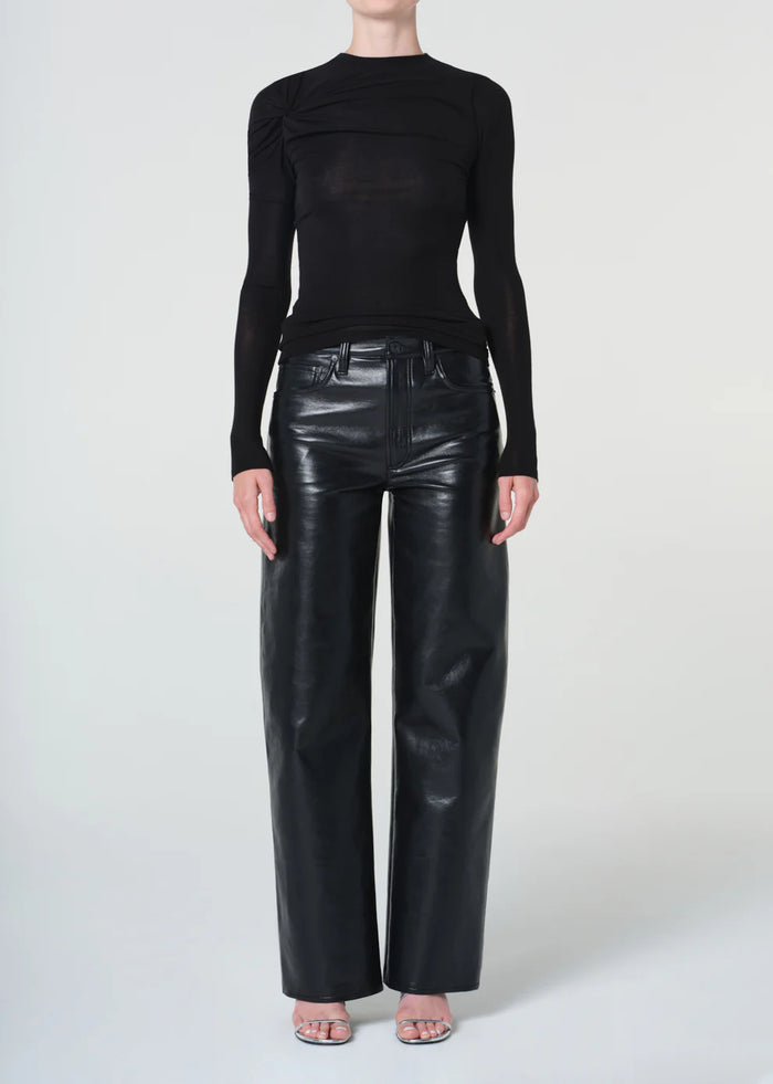 AGOLDE Pant Arc Leather Jean, Detox Soho-Boutique