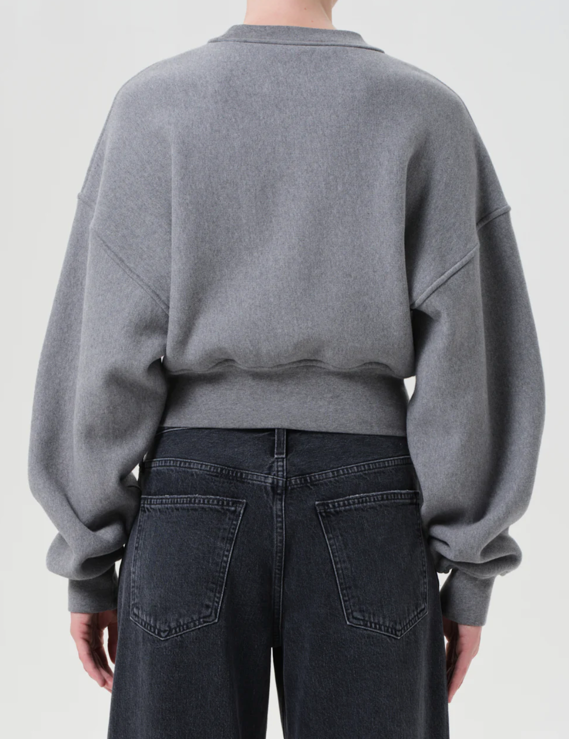 AGOLDE Sweatshirt Kit Sweatshirt, Grey Heather Soho-Boutique