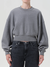 AGOLDE Sweatshirt Kit Sweatshirt, Grey Heather Soho-Boutique