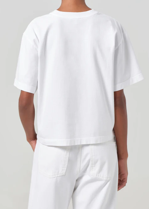 AGOLDE T-Shirt Sulma Tee, White Soho-Boutique