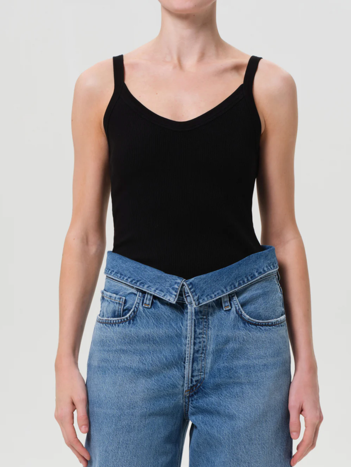 AGOLDE tank Jordan Tank, Black Soho-Boutique