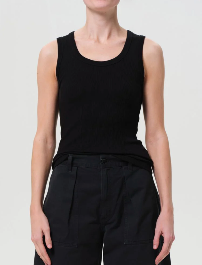 AGOLDE tank Poppy Tank, Black Soho-Boutique