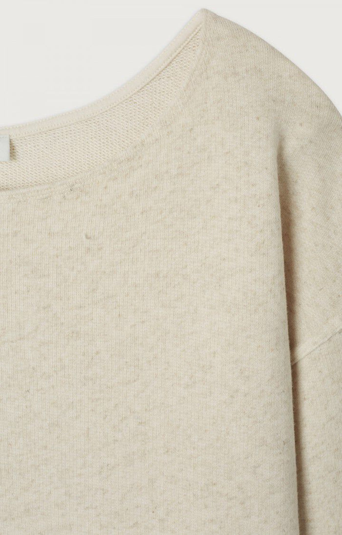 American Vintage Sweatshirt Itonay Sweatshirt, Ecru Soho-Boutique