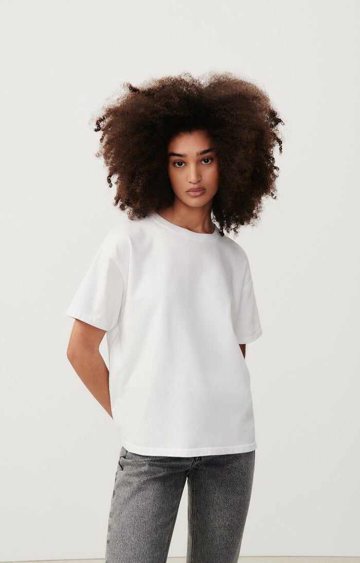 American Vintage T-Shirt Fizvalley T-Shirt, White Soho-Boutique
