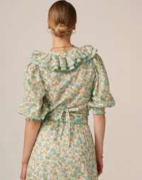 byTiMo Blouse Cotton Party Top, Anemone Soho-Boutique