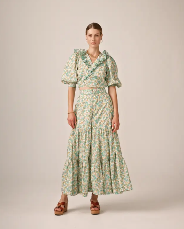byTiMo Skirt Cotton Party Skirt, Anemone Soho-Boutique