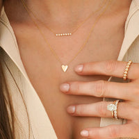Dana Rebecca Designs Fine Jewelry Lulu Jack Bezel Bar Necklace Soho-Boutique