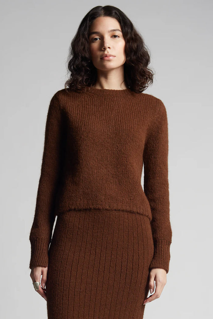 Eleven Six Sweater Ava Sweater, Cocoa Soho-Boutique