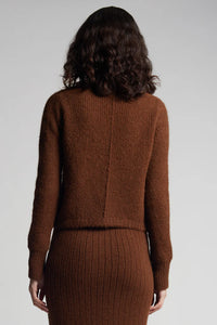 Eleven Six Sweater Ava Sweater, Cocoa Soho-Boutique