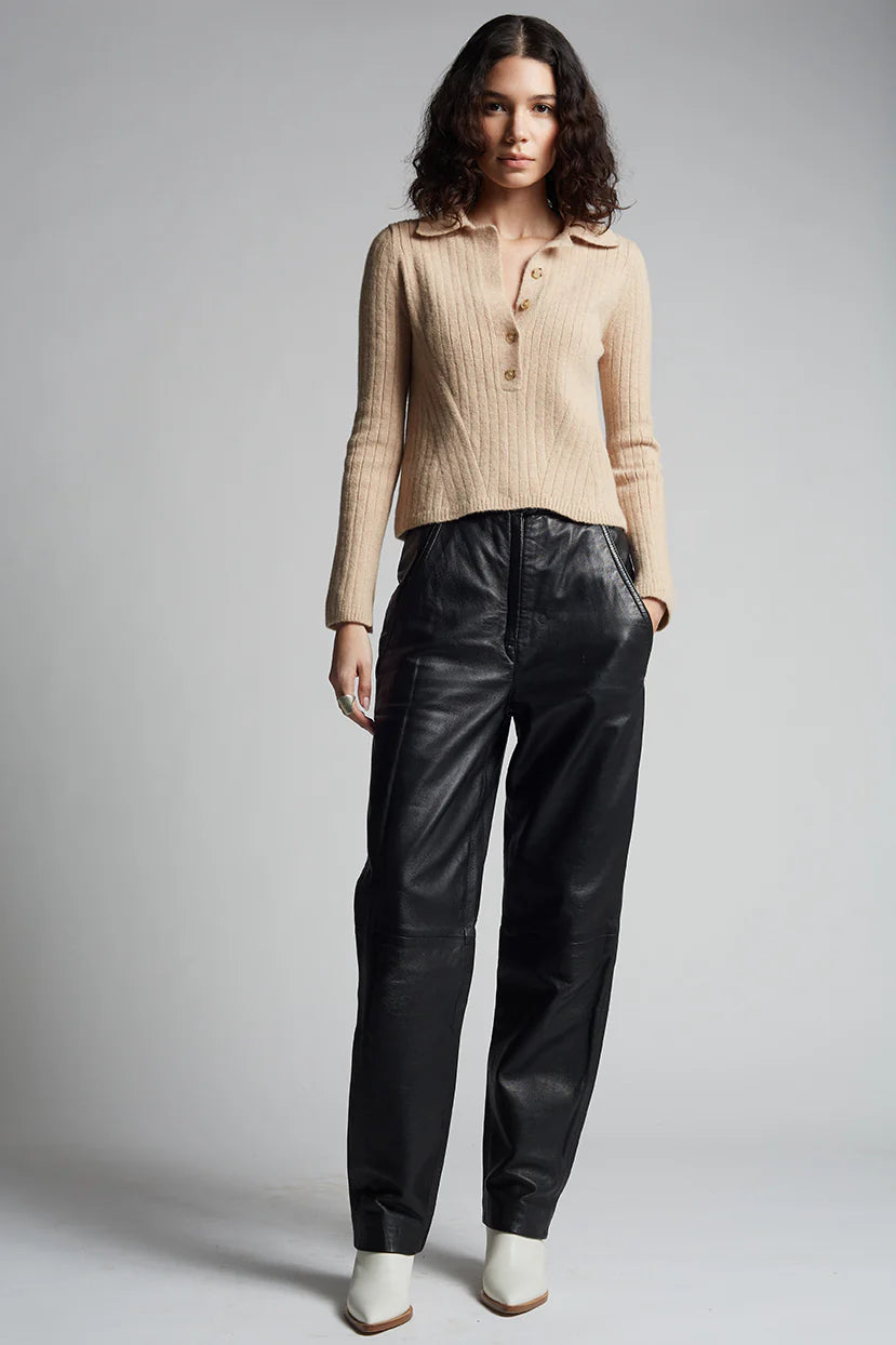 Eleven Six Sweater Elliot Sweater, Pale Camel Soho-Boutique