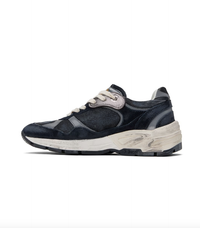 Golden Goose Deluxe Brand Sneakers Dad Star, Dark Blue Silver Soho-Boutique
