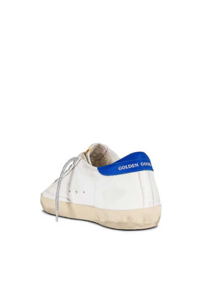 Golden Goose Deluxe Brand Sneakers Superstar Cream Silver Blue Soho-Boutique