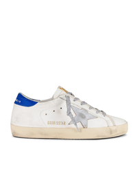 Golden Goose Deluxe Brand Sneakers Superstar Cream Silver Blue Soho-Boutique
