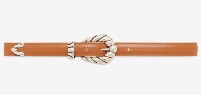 IRO Belt Baby Leather Belt, Tan Soho-Boutique