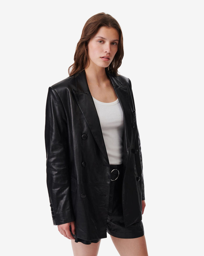 IRO Jacket Doumi Suit Jacket, Black Soho-Boutique