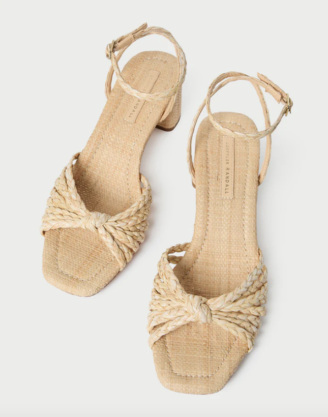 Loeffler Randall Heel Riya Heel, Natural Soho-Boutique