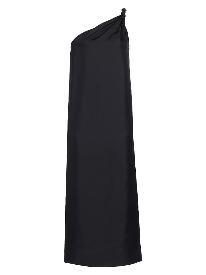 LouLou Studio Adela Dress, Black Soho-Boutique