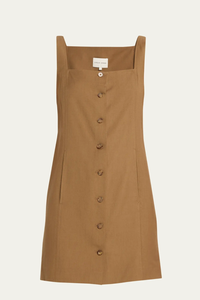 LouLou Studio Dress Idon Dress, Antique Brown Soho-Boutique