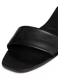 LouLou Studio Sandal Dina Leather Slides, Black Soho-Boutique