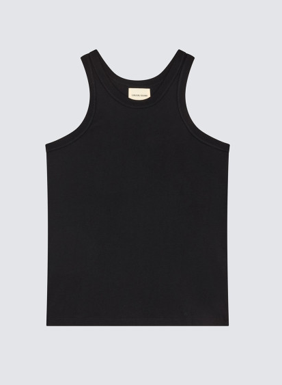 LouLou Studio Tank Poso Tank Top, Black Soho-Boutique