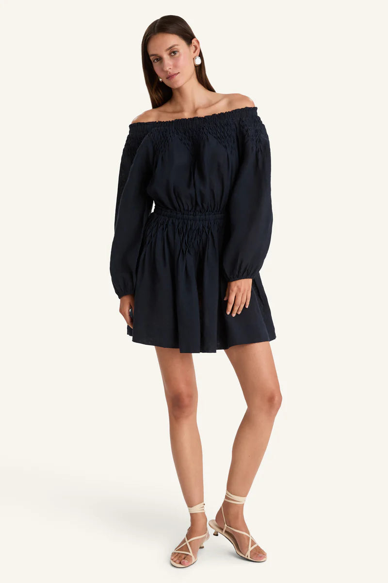 Vittoria Dress, Navy – Soho Boutique
