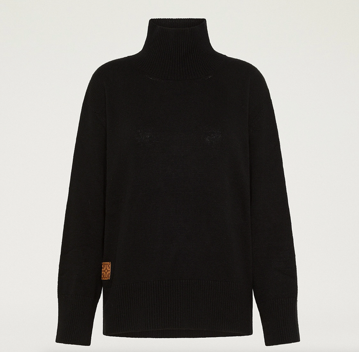 Momoni Sweater Quince Knit Sweater, Nero Soho-Boutique