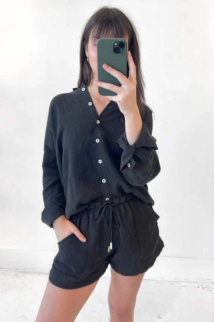 Natalie Busby Shorts Summer Short, Black Soho-Boutique