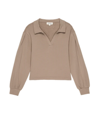 NATION LTD Blake Sweatshirt, Mushroom Soho-Boutique
