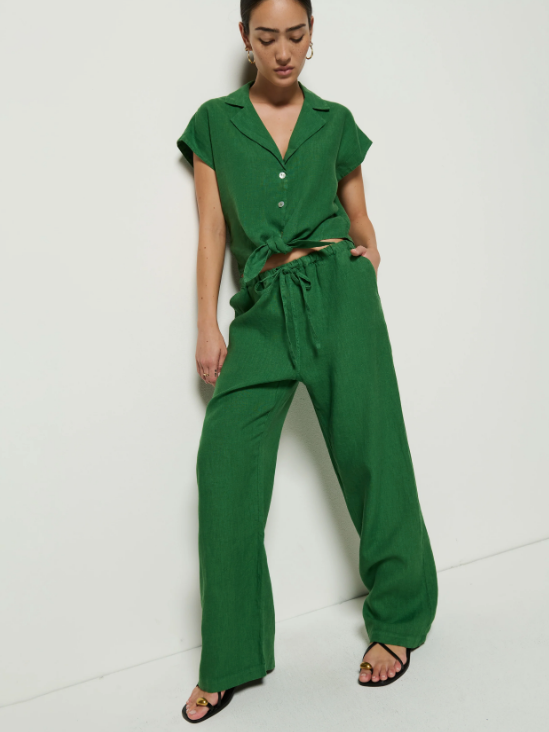 NATION LTD Pant Lucia Pant, Green Lawn Soho-Boutique