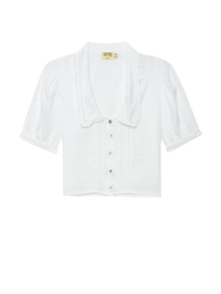 NATION LTD Pia Blouse, White Soho-Boutique