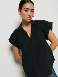 NATION LTD Shirt Elliot Shirt, Jet Black Soho-Boutique