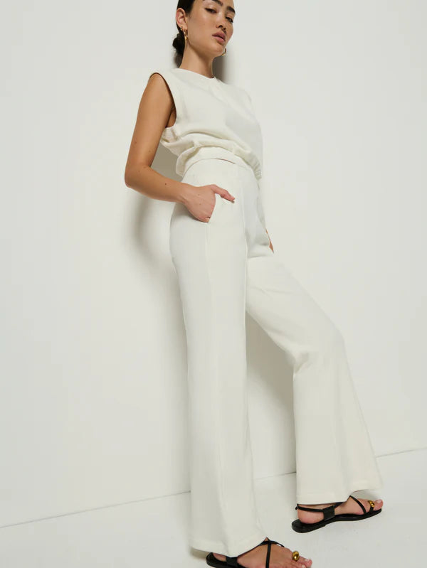 NATION LTD Sweatpants Reece Sweatpant, Porcelain Soho-Boutique