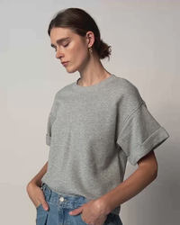 NATION LTD Sweatshirt Bane Sweatshirt, Heather Grey Soho-Boutique