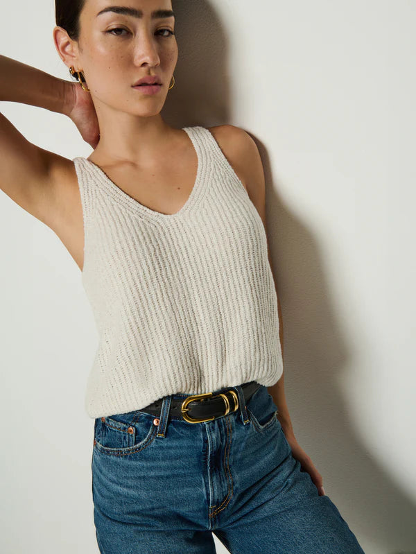 NATION LTD Tank Cece Top, Porcelain Soho-Boutique