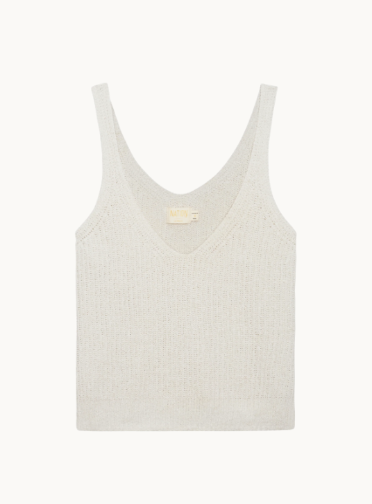 NATION LTD Tank Cece Top, Porcelain Soho-Boutique