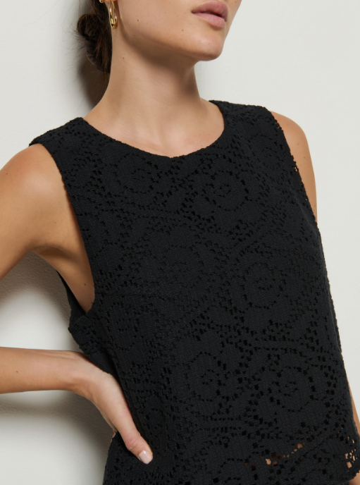 NATION LTD Tank Sheri Tank, Jet Black Soho-Boutique