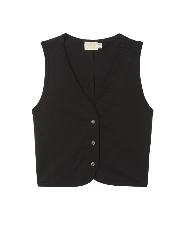 NATION LTD Vienna Vest, Jet Black Soho-Boutique