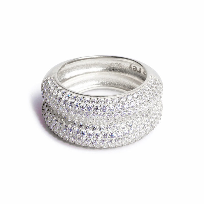 Nickho Rey Ring Anett Ring, Rhodium White Soho-Boutique