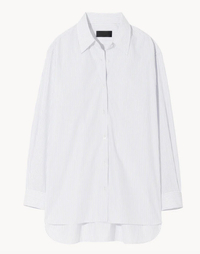 NILI LOTAN Blouse Yorke Shirt, Navy Stripe Soho-Boutique