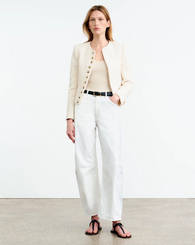 NILI LOTAN Pant Tribeca Pant, Stone Soho-Boutique
