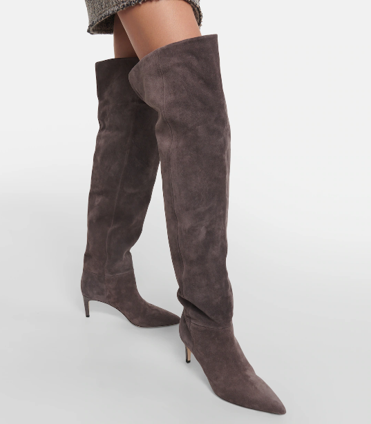 Stiletto Over Knee Boot Smoke