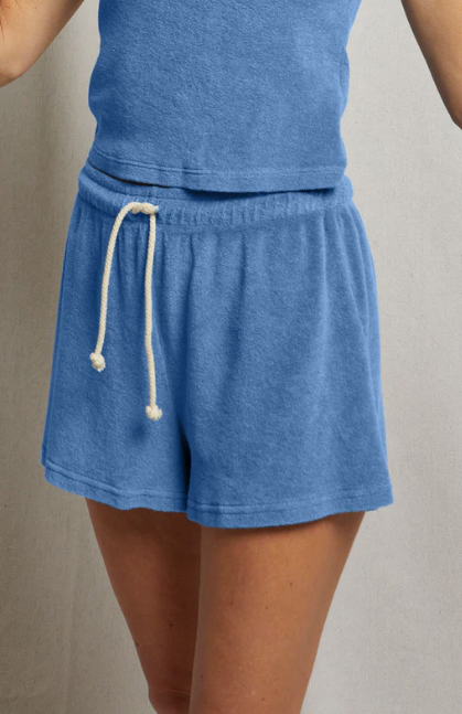 perfectwhitetee Shorts Summer Loop Terry Sweat Shorts, Carolina Blue Soho-Boutique