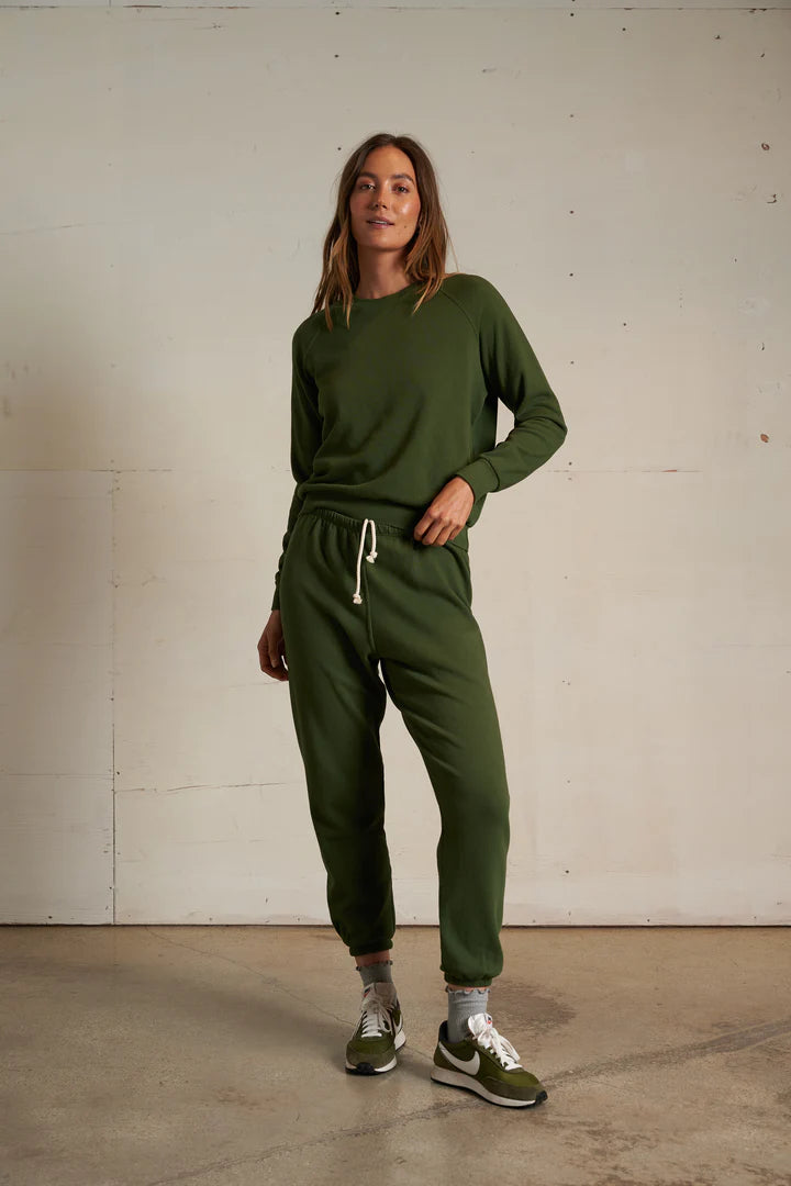 perfectwhitetee Sweatshirt Alexi Sweatshirt, Fern Green Soho-Boutique