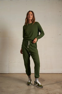 perfectwhitetee Sweatshirt Alexi Sweatshirt, Fern Green Soho-Boutique