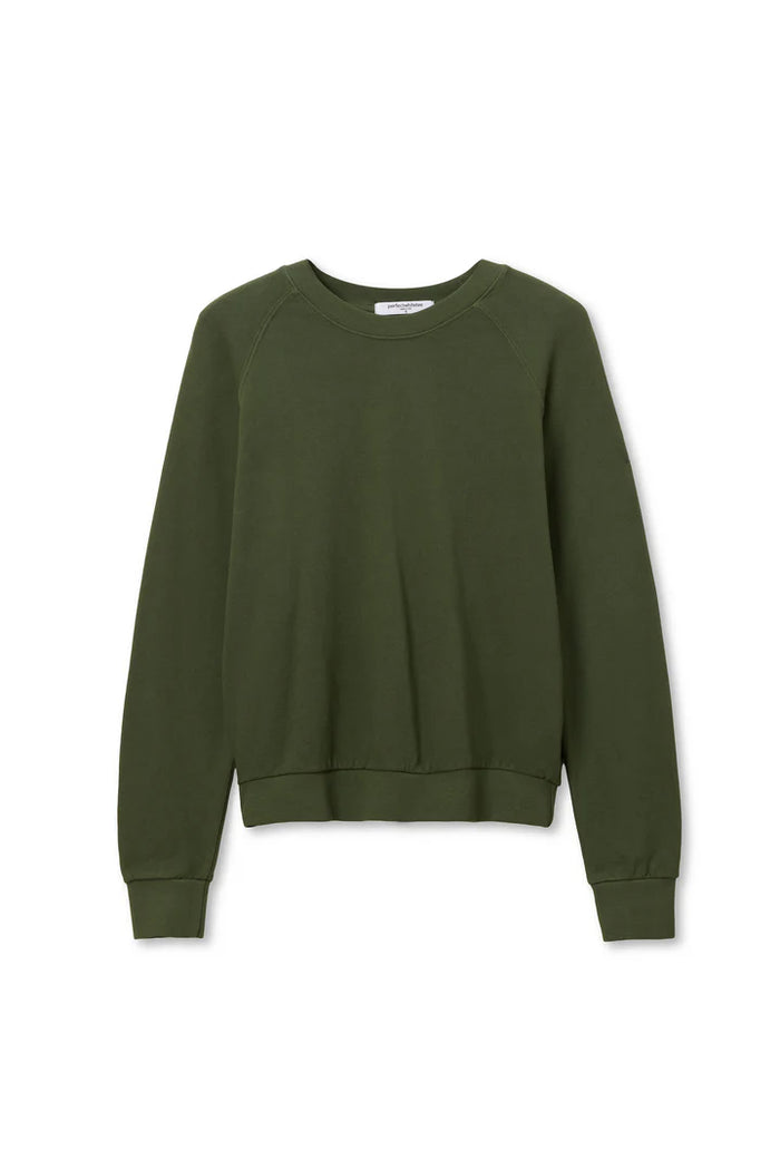 perfectwhitetee Sweatshirt Alexi Sweatshirt, Fern Green Soho-Boutique