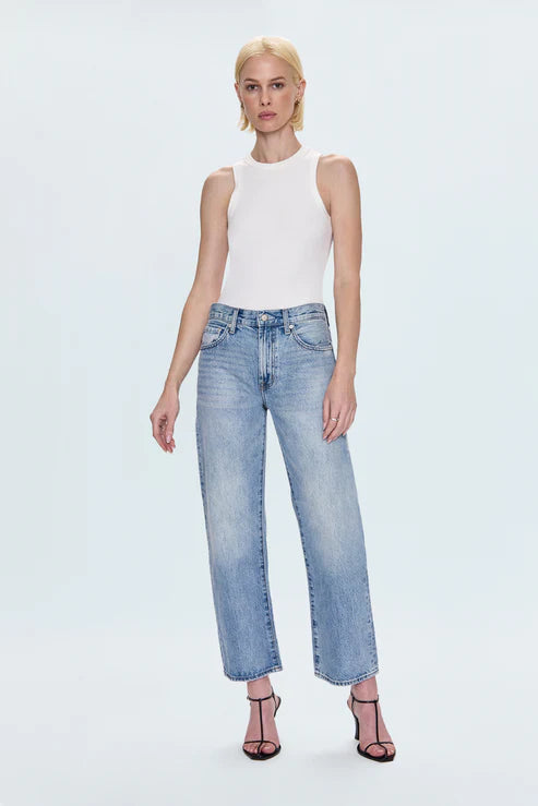 Pistola Denim Lexi Mid Rise Straight, Bowie Soho-Boutique