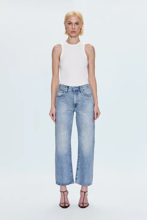 Pistola Denim Lexi Mid Rise Straight, Bowie Soho-Boutique
